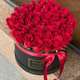 Розы в коробке💐