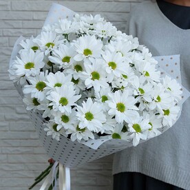 Букет из хризантемы