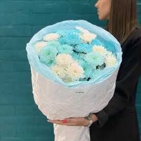 Букет 9 хризантем