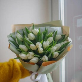 Букет из 21 тюльпана