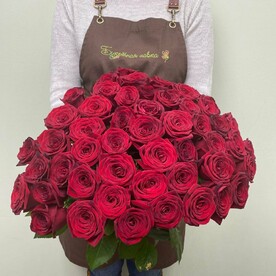51 красная роза