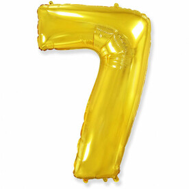 Шар цифра "7" Золото