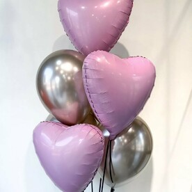 Набор шаров Розовая готика