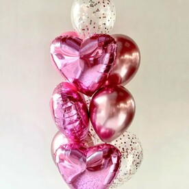 Сет шаров Розовый фламинго