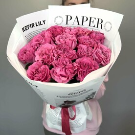 15 пионовидных роз Кантри Блюз