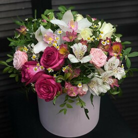 Цветы в коробке