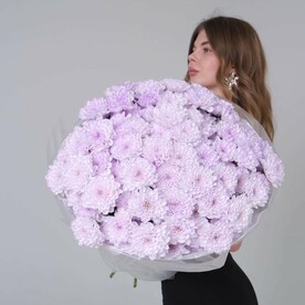 Букет лавандовых хриантем