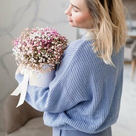 Ягодный микс из гипсофилы