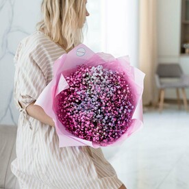 Малиновое желе из гипсофилы