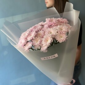 Букет из  кустовых хризантем