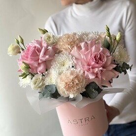 Композиция Розовое счастье