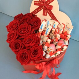 Композиция коробочке" Шик  и сладости"