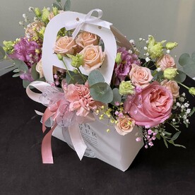 Композиция в стильной сумочке "Азазель"