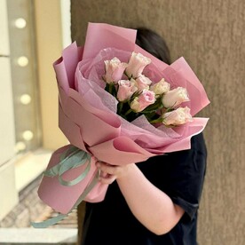 Букет Розовых Кенийских роз