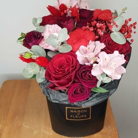 NEW!!! Зефирка с красной розой. Вишневый фреш