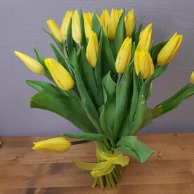 Желтые тюльпаны, 25шт
