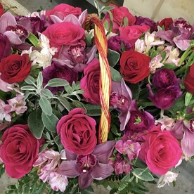 Букет малиновые чудеса