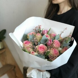 Букет с розами