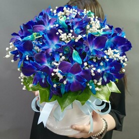 Орхидеи Космос в шляпной коробке