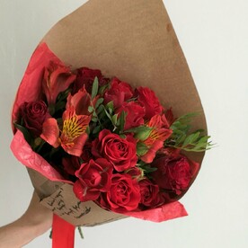 Букет "Пламя любви"