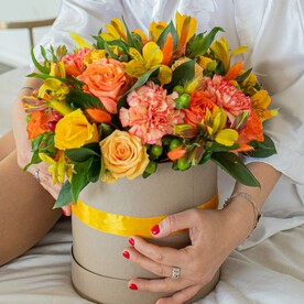 Шляпная коробка "Осень"