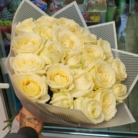 Букет белых роз «Соната»