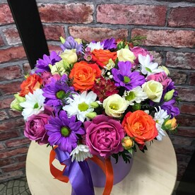 Цветы в коробке «Милано»