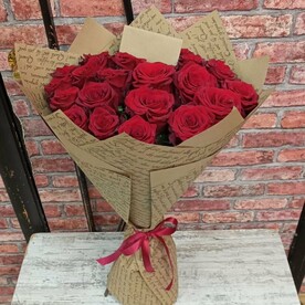 Букет эквадорских роз Эксплоер 21 штука