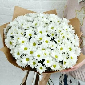 Букет кустовых хризантем 25 шт