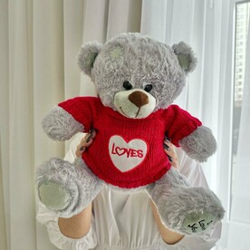 Мишка серый 50 см