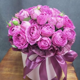 Коробочка с розами