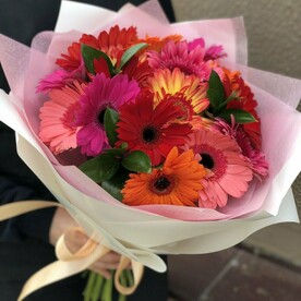 Букет из 15 гербер