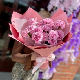 Букет из стойких диантусов