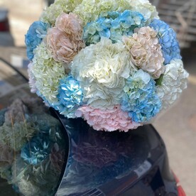 Букет воздушной гортензии с эффектом ВАУ