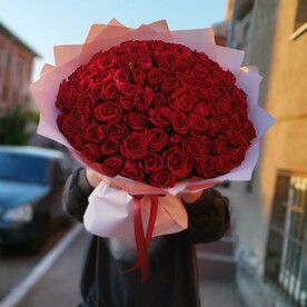 Букет из 101 кенийской розы
