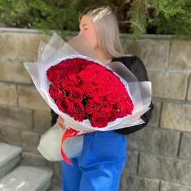 Букет из 45 розы Кении