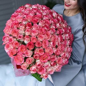 101 роза сорта "Джумилия" , 60 см