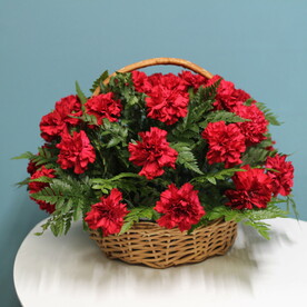 Траурная Карзина из живых цветов