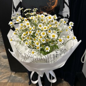 Букет из 9 кустовых ромашек