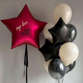 Звездный сет из шаров "My love"