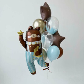 Шар фигура "Мишка в штанишках"