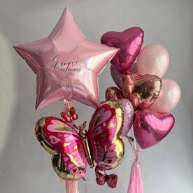 Сет из воздушных шаров "Полет бабочки"