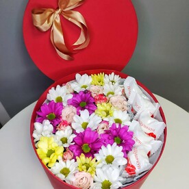 Цветы в коробке