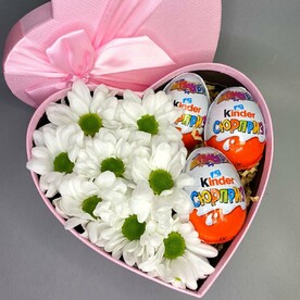 Сердце с цветами