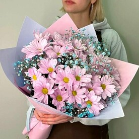 Букет из хризантемы