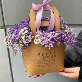 Сумочка с гипсофилой