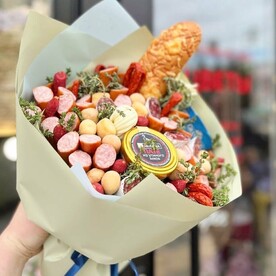 Мужской букет с паштетом из утиного мяса