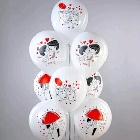 Набор гелиевых шаров РОМАНТИКА