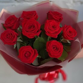 Букет красных роз 🌹🌹🌹
