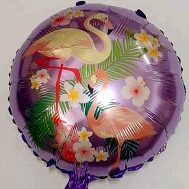 Шар фольгированный с гелием ФЛАМИНГО